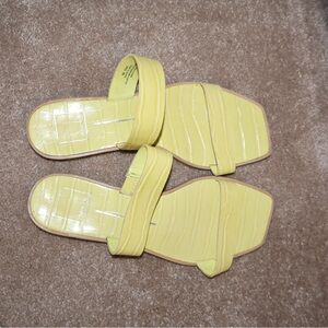 Yellow Summer Sandals